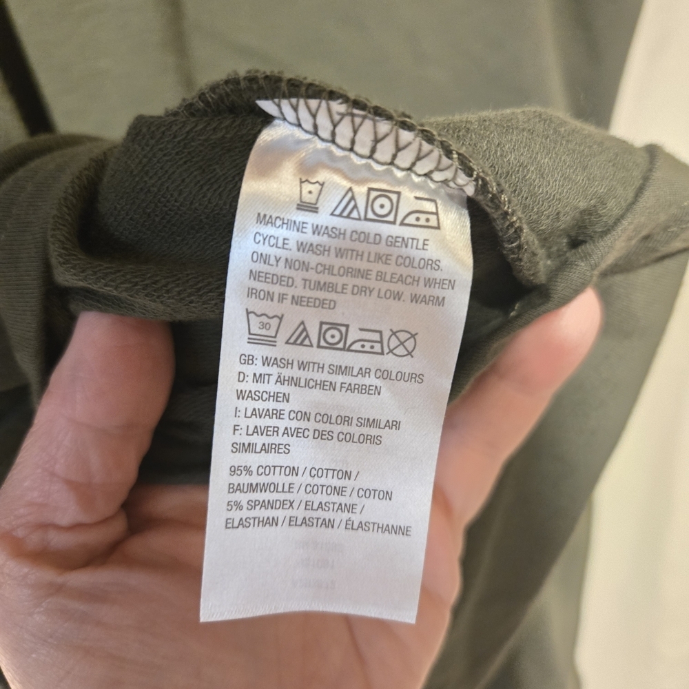 Denim&Co Green Sleeveless Vest Swim Cover Up Size XL - Picture 6 of 6